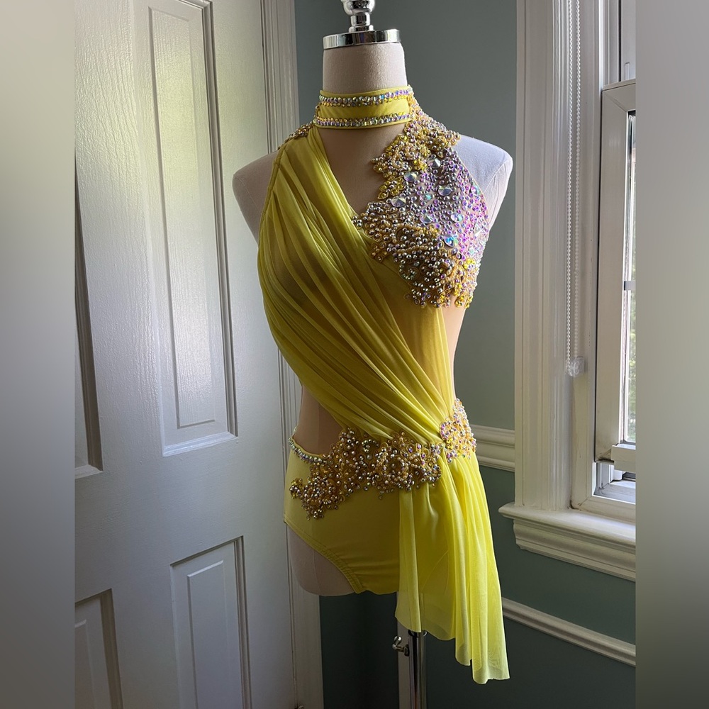 Costume - Custom Made Lyrical / Contemporary Dance - EXTREMELY RARE to find NEW! - Picture 8 of 13